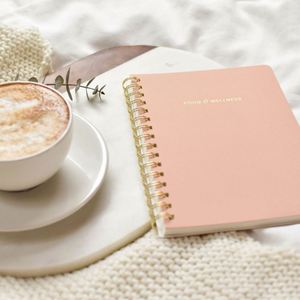 My Daily <b>Planner</b> Food Wellness Nutrition Fitness Journal Printed Paper Cover A5 Size 100 Sheets Custom Logo Gift - Product Image 4