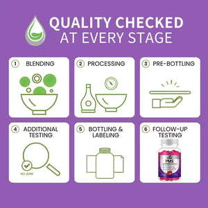 Oem Private Label Solilan Woman Vitamine B6-supplementen Balanceren Pms Reliëfgummies Met Chasteberry Engelwortel Voor Volwassenen - Product Image 6