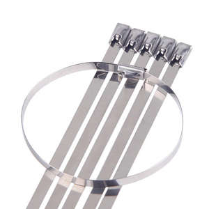 رباط كابل معدني ذاتي القفل للطاقة الشمسية من الفولاذ المقاوم للصدأ بسمك 0.25 مم من INGFA YFC، مقاوم للحرارة من -50 إلى 160 درجة مئوية، قابل للتخصيص - Product Image 4