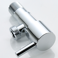 Robinet d'angle en acier inoxydable de qualité supérieure, prix abordable, 1/2, durable, ouverture rapide, 90 degrés, robinet d'arrêt d'angle, installation facile