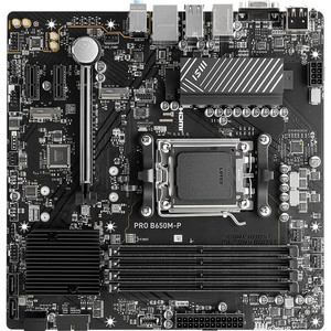 MSI PRO B650M-PコンピュータマザーボードサポートCPU7950X3D/7900X3D/7800X3D (<span class=keywords><strong>AMD</strong></span> B650/AM5インターフェイス) - Product Image 3