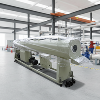 Machine d'extrusion automatique de tuyaux en plastique LDPE PE PVC PP à vis simple, moteur 18,5 kW, composants de pompe essentiels, ligne complète, marque GT