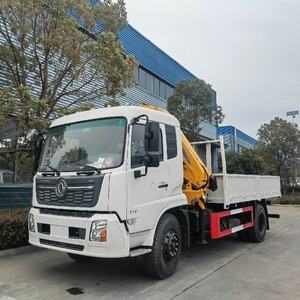 รถบรรทุกตงเฟิงพร้อมเครน ราคาโรงงาน 4x2 รถเครนติดตั้งบนรถบรรทุกแบบแขนยืดไสลด์ได้ - Product Image 2