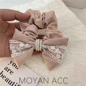 Japan En Zuid-korea Zoete Sen Afdeling Temperament Satijn Grote Lint Lint Lint Haar Cirkel Vrouwelijke Super Fee Tie Haar - Product Image 3