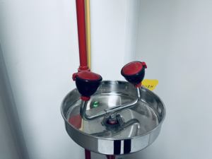 Draagbare nooddouche met roestvrijstalen oogspoelbak voor industrieel en laboratoriumgebruik, samengestelde oogspoeler met <span class=keywords><strong>douche</strong></span> - Product Image 4