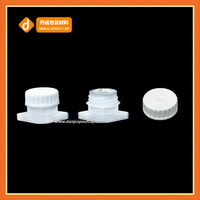 Capuchon à bec verseur en PP OEM ODM 33 mm avec film d'étanchéité en aluminium pour sachets souples de sauces et liquides cosmétiques