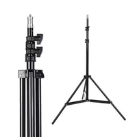 Trépieds photo 200 cm 2,1 m pour réflecteurs photo, boîtes à lumière, fonds de studio, éclairage vidéo et accessoires d'appareil photo