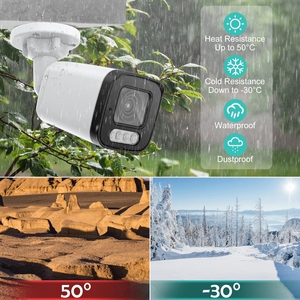 8MP đầy đủ màu sắc IP Mạng đêm tầm nhìn 8 kép <span class=keywords><strong>Led</strong></span> ngoài trời không thấm nước CMOS cảm biến <span class=keywords><strong>Wifi</strong></span> 2.4G + 5g <span class=keywords><strong>Bullet</strong></span> CCTV <span class=keywords><strong>Camera</strong></span> An Ninh - Product Image 5