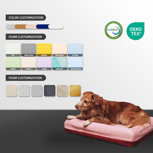 Factory Custom Orthopaedic Memory Foam Große Hunde betten Haustier Hund Katzen bett Wasserdicht Abnehmbare Abdeckung Anti-Rutsch-Boden - Product Image 4