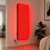 Thérapie par lumière infrarouge pour tout le corps, panneau de thérapie par lumière rouge à écran tactile mural vertical