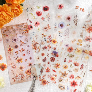 6 pegatinas por paquete Flower Room No.7 Series Plant Material Sticker Pack de 6 - Product Image 3