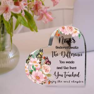 Placa de Regalo Acrílica para el Día de la Madre o Cumpleaños de Mamá, Regalo de San Valentín para <span class=keywords><strong>Hija</strong></span> o Hijo, Trofeos de Reconocimiento, 100 Piezas - Product Image 1