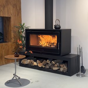 <span class=keywords><strong>Cheminée</strong></span> à bois de luxe, directement de l'usine, avec grande fenêtre en verre - Product Image 5