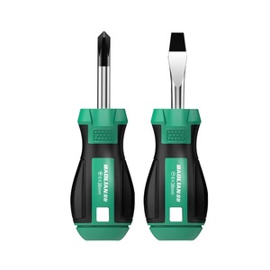 Jeu de tournevis Baolian en acier S2, cruciforme et plat, qualité industrielle, poignée antidérapante, mini kit d'outils - Product Image 2