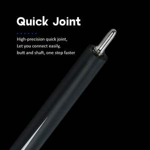 Stecca da Biliardo Meccanica Little Monster da 58 Pollici, Asta in Fibra di Carbonio Nera Tempesta, con Perno Uni-Loc 12.5mm 19oz - Product Image 4