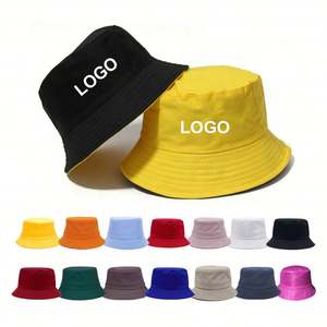 Custom Bucket Hat Outdoor Cotton Fashion Basin Hat Embroidery Popular Beach Travel Bucket Hat - Product Image 1