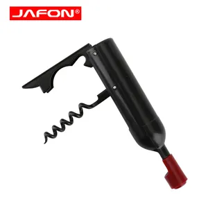 Chuyên nghiệp corkscrew Wine Bottle Opener Foil Cutter nhãn hiệu rượu vang Key Bottle cụ mở