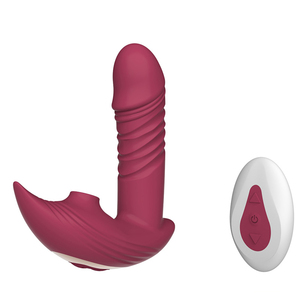 Wearable Sucker and Vibrating 2 in 1 Functional <b>Remote</b> <b>Control</b> Sex Toy <b>Vibrator</b> - Product Image 6