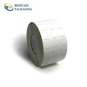 Hoge Kwaliteit Op Maat Jumbo Thermisch Label Roll Eenvoudig Te Verwijderen Draagbaar Semi-Glanzend Stickerpapier Met Hoge Adhesie Verpakking