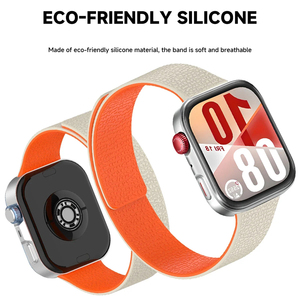 Bracelet magnétique à motif litchi pour <span class=keywords><strong>Huawei</strong></span> <span class=keywords><strong>Watch</strong></span> <span class=keywords><strong>Fit</strong></span> 4 Pro, bracelet sport en silicone pour <span class=keywords><strong>Huawei</strong></span> <span class=keywords><strong>Fit</strong></span> 5 - Product Image 4