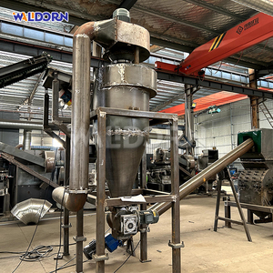 Machine de recyclage de batteries au lithium usagées, séparateur de déchets (engrenages/moteurs/roulements) avec capacité de 300-2000 kg/h, contrôlée par PLC, Walldorn - Product Image 4