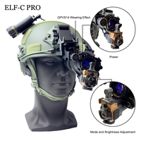 Caméra thermique à clipser QCNV Jerry-C ELF-C PRO, vision nocturne, fusion monoculaire, autre NVG PVS14/PVS31/PVS31, peut être configurée