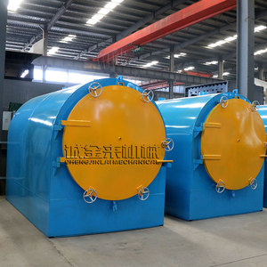 Horno de Carbonización Horizontal Ecológico para Troncos de Madera, Equipo Completo para la Producción de Carbón Vegetal a partir de Biomasa de Cáscara de Coco - Product Image 1