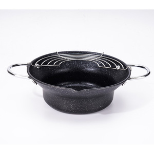 Sartén para Tempura S135 al por Mayor, Olla Antiadherente para Freír, Freidora Profunda de Hierro para Cocina - Product Image 2