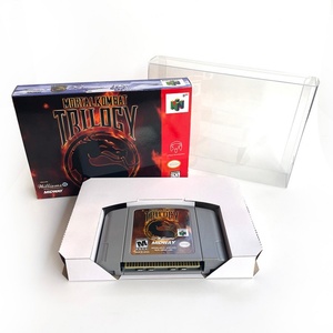 Boîte de remplacement pour cartouche de jeu Mortal Kombat en carton épais avec plateau pour N64 - Product Image 1