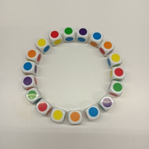 Tùy chỉnh <span class=keywords><strong>16mm</strong></span> Acrylic D6 <span class=keywords><strong>DICE</strong></span> thiết lập cho các trò chơi Hội Đồng Quản tra-in khắc chấm màu, xúc xắc trò chơi quảng cáo - Product Image 2