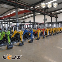Excavator Mini Crawler YHT10 1,0 Ton Bersertifikasi CE Euro 5, Garansi 2 Tahun, Berat Operasi 1,0 Ton, Mesin Briggs, Bucket 0,025m