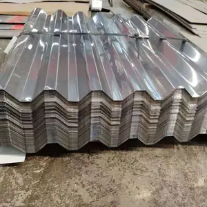 24 Gauge Corrugated Steel Roofing Sheet 0.18mm Thick Zinc Coated PPGI Steel Roofing Sheets