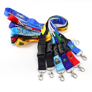 Cordino promozionale personalizzato in poliestere con gancio cinturino per il collo portachiavi per il telefono cellulare e porta Badge - Product Image 2