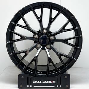 Jantes forgées Bku 5x120.65 pour <span class=keywords><strong>Chevrolet</strong></span> <span class=keywords><strong>Corvette</strong></span> Z06 C6 <span class=keywords><strong>C7</strong></span> C8 Stingray E-ray ZR1 20 21 22 pouces, jantes en alliage noir personnalisées - Product Image 4