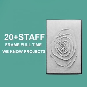 Tối Giản 3D Kết Cấu Tường Trang Trí Nội Thất Khắc Sơn Hiện Đại Lớn Hình Chữ Nhật Tường Nghệ Thuật Trang Trí Nội Thất Sơn - Product Image 1