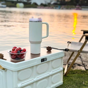 แก้วสแตนเลสเก็บความร้อนกันรั่วสำหรับรถยนต์ขนาด40ออนซ์ฝาปิดเป็น304 - Product Image 6