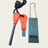 Outil de survie, allume-feu pour le camping, l'urgence en plein air, allume-feu en silex, outil de survie en plein air, pierre à feu, ferro rod