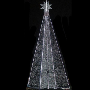 Khổng lồ thương mại thắp sáng Sphere Tree 3D ngoài trời chiếu sáng Sphere Christmas bóng cây Motif ánh sáng - Product Image 3