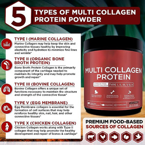 マルチコラーゲンペプチドOEM加水分解マルチコラーゲンプロテインドリンクパウダースキンサプリメント - Product Image 4