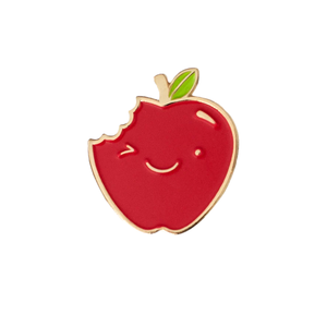 Usine de moules en métal de longue durée spécialisée dans les broches en émail Fun Apple Pin Marque Logos Accessoires de mode professionnels Broches - Product Image 2