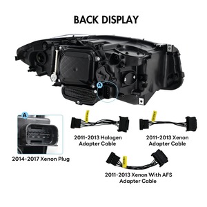 Faro HETOP F10 2010-2017 Bicolore, Lampada Frontale F18 Modificata per Serie 5, Stile Lente Laser, Aggiornamento LED DRL, Stile Ikon per BMW - Product Image 3