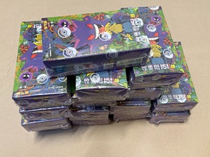 Popular Original Poke Mond 151C sorpresa versión china <span class=keywords><strong>2022</strong></span> estrellas brillantes TCG juego de cartas coleccionables multijugador chino Booster - Product Image 6