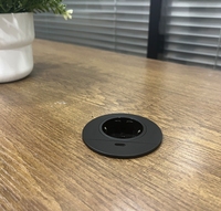 Prise de courant encastrée de bureau 60mm 1 prise UE avec 1 chargeur USB-C