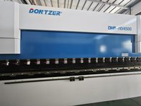 Presse plieuse hydraulique CNC synchronisée DHS-110/4100 avec moteur et composants de transmission en aluminium