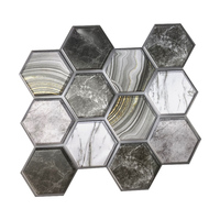 Panneaux muraux 3D en PVC 30x30cm Papier peint autocollant Décoration Mur décoratif imperméable pour décoration murale intérieure