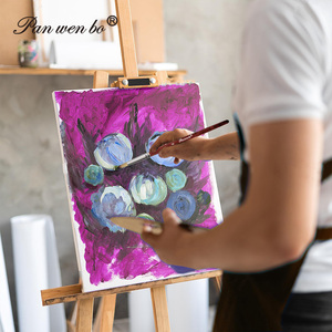 10 pièces rondes pointues appartements Filbert langue de chat ovale lavage poignard formes professionnel <span class=keywords><strong>aquarelle</strong></span> artiste <span class=keywords><strong>pinceau</strong></span> - Product Image 6