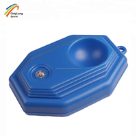 ALPHA WLX-S1 Entraîneur de tennis portable et durable avec base en PVC bleu pour joueurs de tous niveaux, pratique sur le terrain, facile à utiliser, gain de place