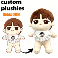 Vente en gros, faible MOQ, poupée Kpop personnalisée, poupée d'idole Kpop coréenne, poupée de star personnalisée, peluche personnalisée