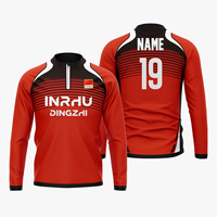 Setelan Olahraga Sepak Bola Custom Tracksuit Lengan Pendek Unisex Dewasa, Jersey Bernapas, Jaket, Pakaian Sepak Bola