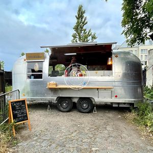 Nouvelle Remorque Alimentaire OEM 2025 – Camion de Camping Vintage en Aluminium pour BBQ et Boissons – Véhicule de Restauration Rapide Personnalisable à Vendre - Product Image 1
